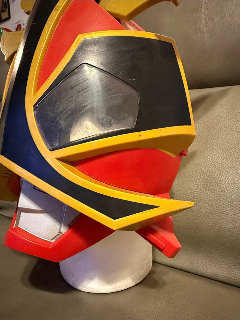 2012 Bandai Power Rangers Super Samurai Shogun Red Ranger Deluxe Talking Mask